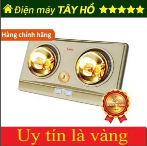 Đèn sưởi nhà tắm 2 bóng Saiko BH-252