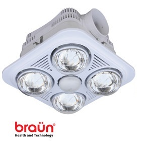 Đèn sưởi nhà tắm Braun BU04