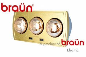 Đèn sưởi nhà tắm BRAUN BU3