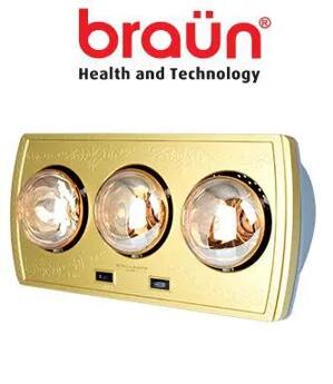 Đèn sưởi nhà tắm BRAUN BU3