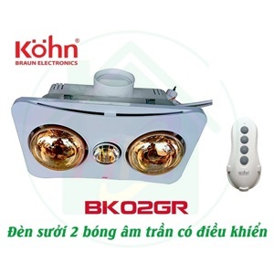 Đèn sưởi nhà tắm Kohn BK02GR