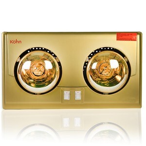 Đèn sưởi nhà tắm Kohn Braun KU02G - 2 bóng