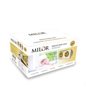 Đèn sưởi nhà tắm Milor 2 bóng ML 8002