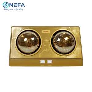 Đèn sưởi nhà tắm Nefa 2 bóng NFS68-2