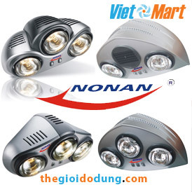 Đèn sưởi nhà tắm Nonan DS16 (DS-16) - 3 bóng