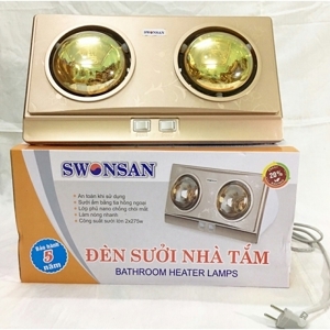 Đèn sưởi nhà tắm Swonsan 2 bóng SBH2-L1