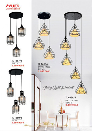 Đèn thả bàn ăn Ø300mm TL1357/3