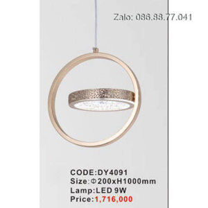 Đèn thả chao thủy tinh decor nhà hàng, khách sạn DY4091