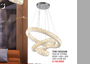 Đèn thả hiện đại THD7032/246