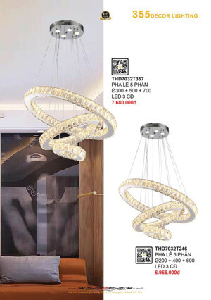 Đèn thả hiện đại THD7032T357