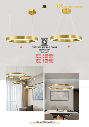 Đèn thả hiện đại THD7039