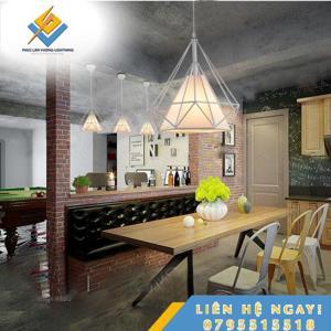 Đèn thả kim cương trắng (Đơn)