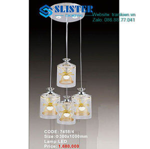 Đèn thả Led trang trí 7458/4