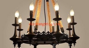 Đèn thả nghệ thuật đèn nến DTK161H/8