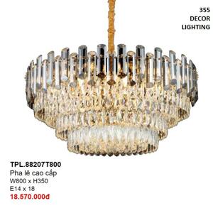 Đèn thả pha lê TPL88207T800