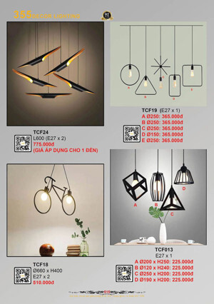 Đèn thả TCF19-1
