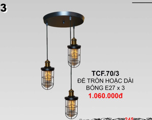 Đèn thả TCF70/3