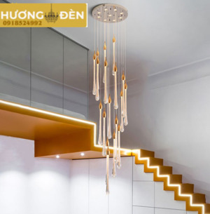 Đèn thả thông tầng Pha Lê Luxury 28 Bóng