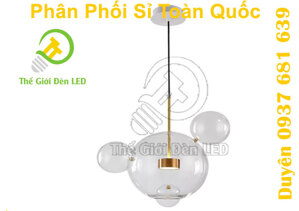 Đèn thả thủy tinh TT09/3+1