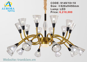 Đèn thả trần cao cấp 9149/6+6