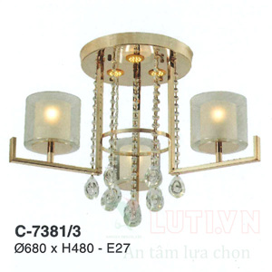 Đèn thả trần phòng khách C-7381/3