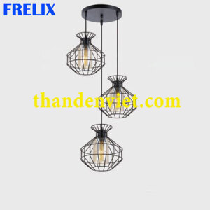 Đèn thả trang trí DY4034/3 BK