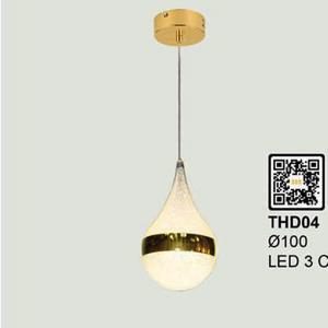 Đèn thả trang trí hình giọt nước THD04