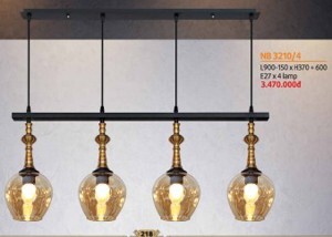 Đèn thả trang trí NB 3210/4