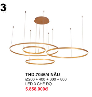 Đèn thả trang trí THD7046/4