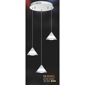 Đèn thả trang trí trần in họa tiết Netviet NB 9599-3