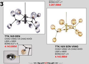 Đèn thả TTK16/9
