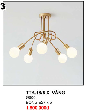 Đèn thả TTK18/5 Xi