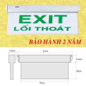 Đèn thoát hiểm 1 mặt Kentom KT-700-1