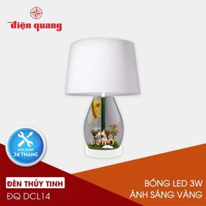 Đèn thủy tinh trang trí 30W thân hình bầu Điện Quang DCL14 WW