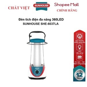 Đèn tích điện Sunhouse SHE-6037LA