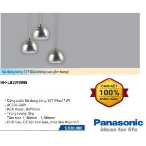 Đèn treo bàn ăn Panasonic HH-LB3090888