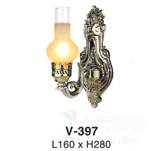 Đèn treo tường bằng đồng V-397