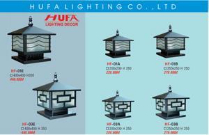 Đèn trụ cổng HF-01E