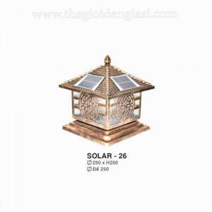 Đèn trụ cổng năng lượng mặt trời SOLAR-26