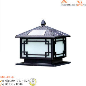 Đèn trụ cổng năng lượng mặt trời SOLAR-27