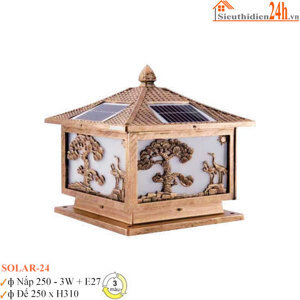 Đèn trụ cổng năng lượng mặt trời SOLAR-24