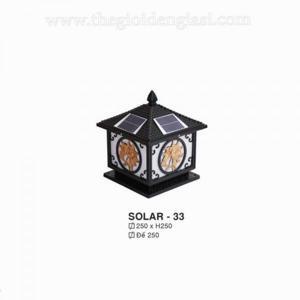 Đèn trụ cổng năng lượng mặt trời SOLAR-33