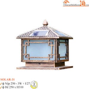 Đèn trụ cổng năng lượng mặt trời SOLAR-31