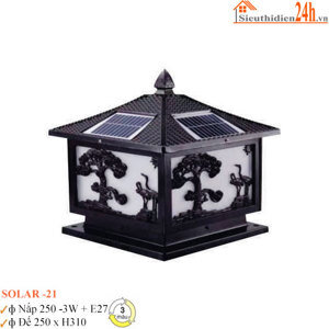 Đèn trụ cổng năng lượng mặt trời SOLAR-21