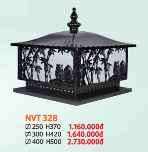 Đèn trụ cổng NVT-328