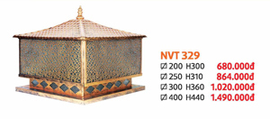 Đèn trụ cổng NVT-329