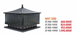 Đèn trụ cổng NVT 330