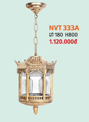 Đèn trụ cổng NVT 333A