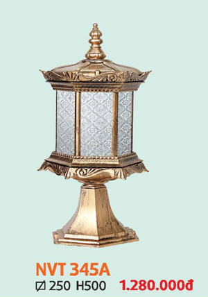 Đèn trụ cổng NVT 345A