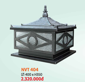 Đèn trụ cổng NVT 404